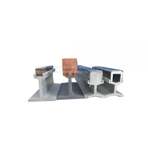 March High Temperature Steel Copperhead Conductor Bars System for Overhead Crane