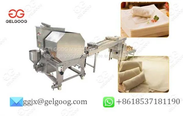 Stainless Steel Spring Roll Wrapper Making Machine Manufacturer