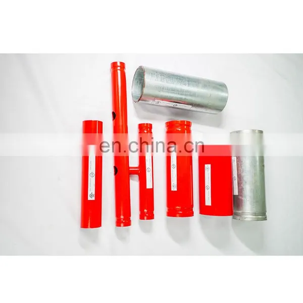 2" Red Powder Coated Threaded Fire Fighting Pipe photo-5
