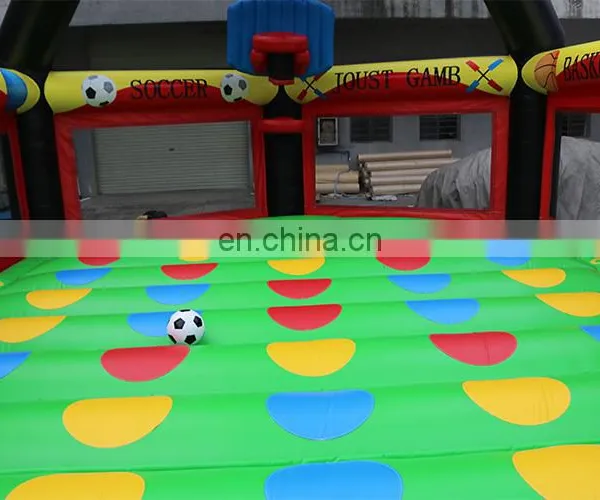 All In One Inflatable Sports Arena Bouncer Backyard Combi Sport Game Court Twister Joust Poles Bouncy Jumping Bounce House photo-5