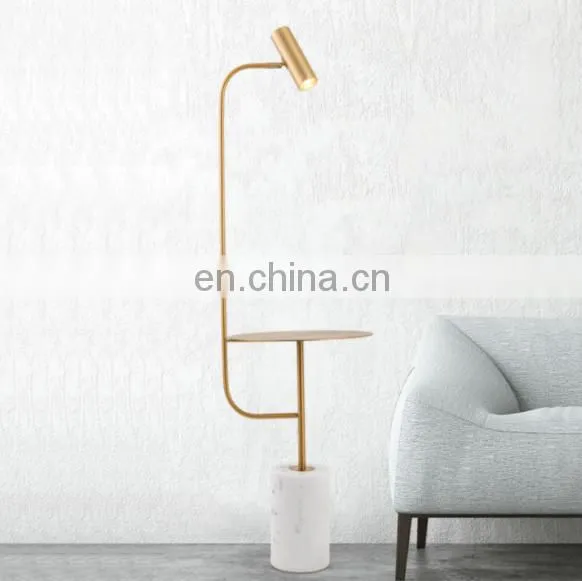 Modern Unique Design Golden Floor Lamps for Living Room and Hotel Lighting photo-3