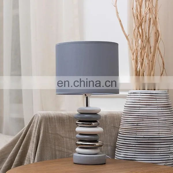Nordic Simple Custom Hotel Nightstand Lamp Home Table Decoration Cheap Modern Bedside Lamp With Logo photo-2