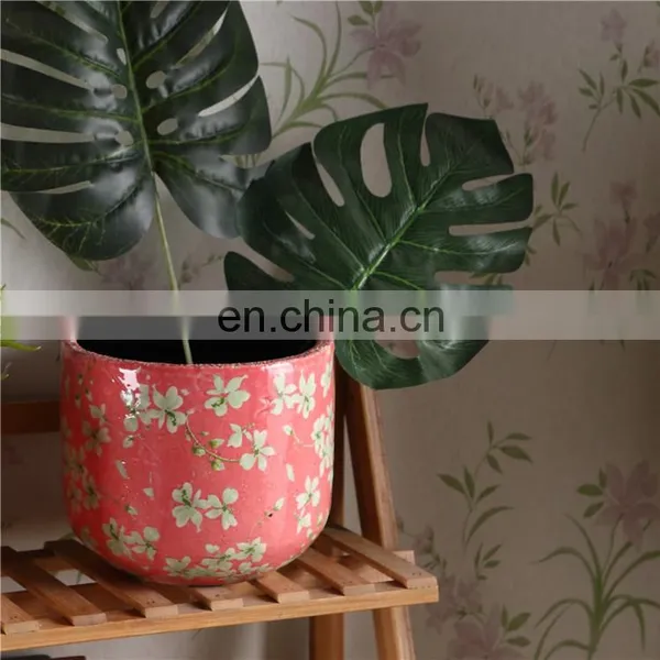 Novelty Vintage Style Small Succulent Plants Pink Ceramic Outdoor Garden Flower Pots for Indoor Decor photo-4