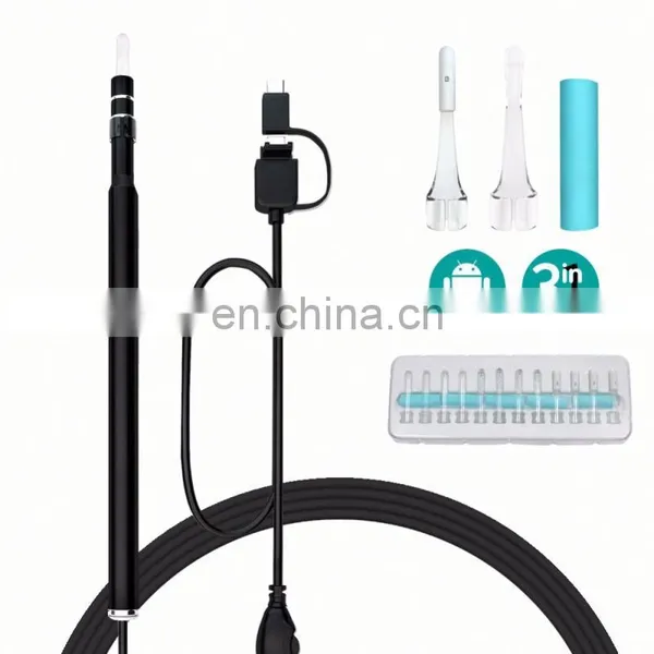 Electric Ear Cleaner With 6LEDs Camera Endoscope USB,TYPE-C Ports photo-2
