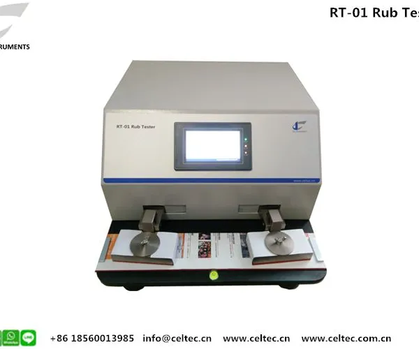 Rub Tester Ink Fastness Tester Printed Ink Abrasion Tester