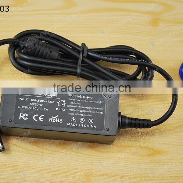 High Copy Laptop AC Power Adapter for LENOVO 20V 2A 5.5*2.5mm 40W photo-2