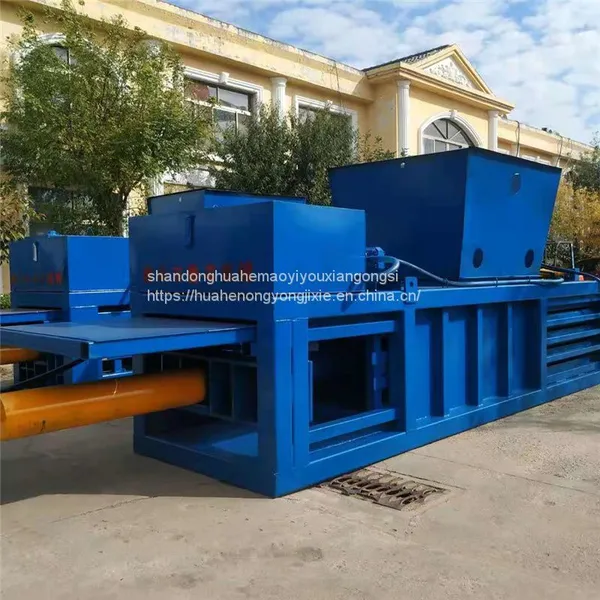 New Horizontal With Door Waste Paper Tube Paper Shell Can Compressor Plastic Paper Oil Paper Bundling Machine Wool Baler photo-3