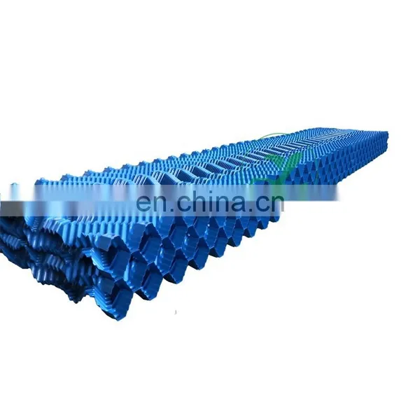 Customized PP PVC Anti-corrosion Durable Cooling Tower Filler Media 500mm 750mm S-wave Counter-flow Cooling Tower Fill photo-4