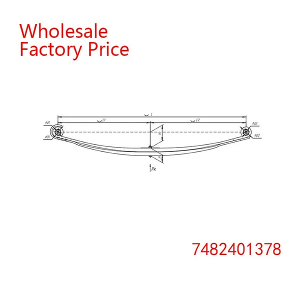 7482401378 Parabolic Spring Wholesale For Renault photo-2