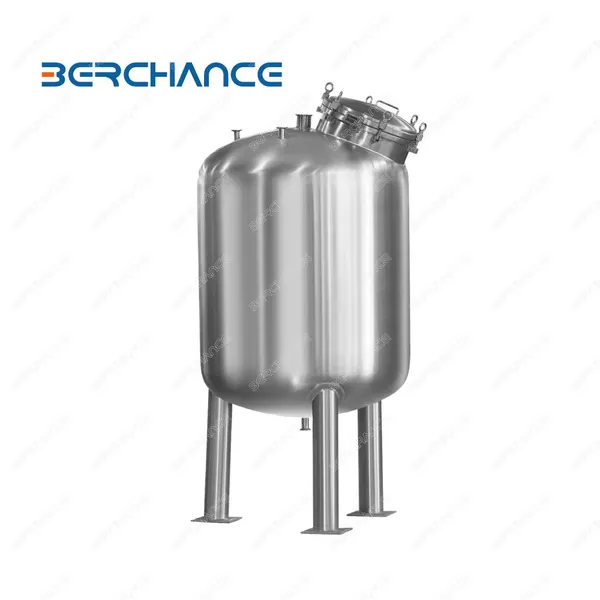 BERCHANCE Stainless Steel Storage Tank 500L–20000L | Industrial Liquid Storage Vessel With CIP Cleaning System photo-2