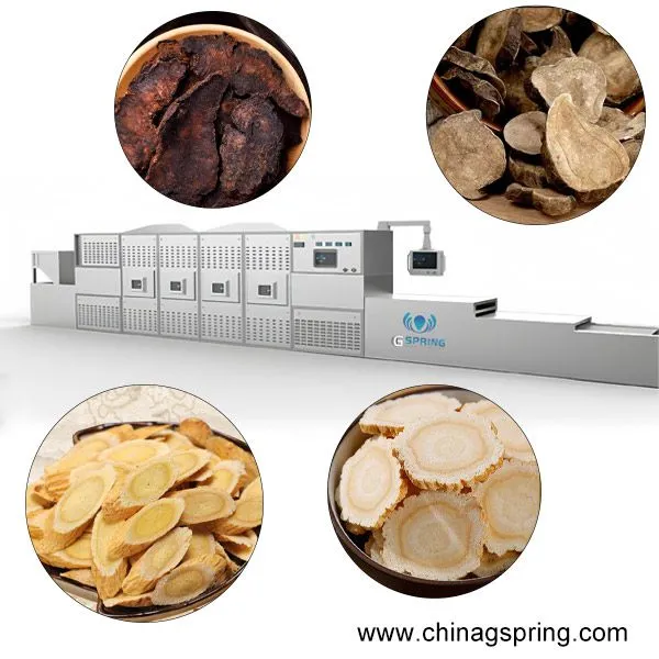 Continuous Tunnel Microwave Dryer for Herbal and Pharmaceutical Industry Drying and Sterilization photo-3