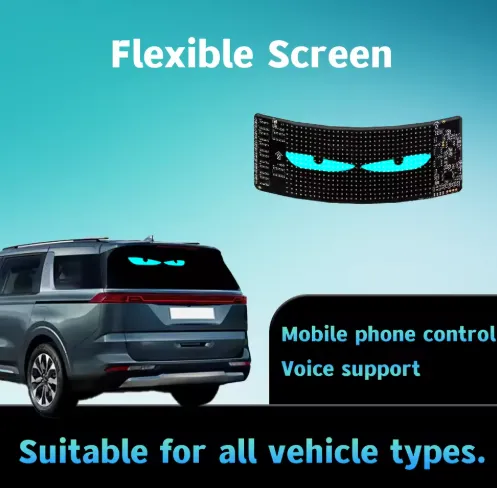 Devil's Eye Dynamic/Windshield Flexible LED Panel（Wechat:13510231336）