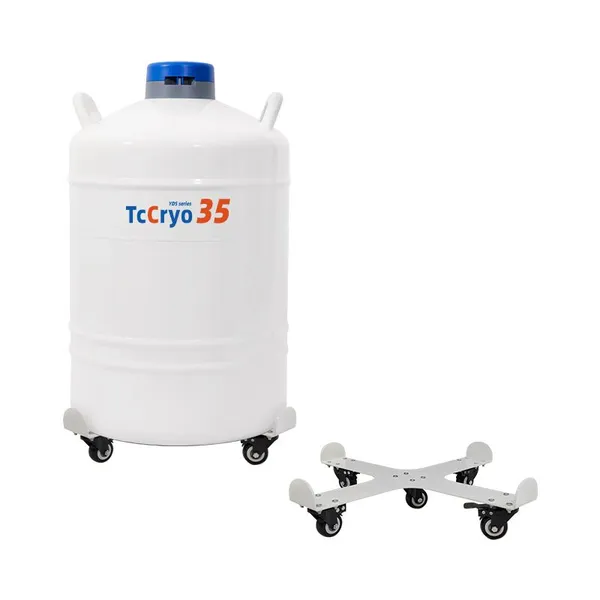 Ghana TcCryo Liquid Nitrogen Tank Trolley-liquid Nitrogen Biological Container