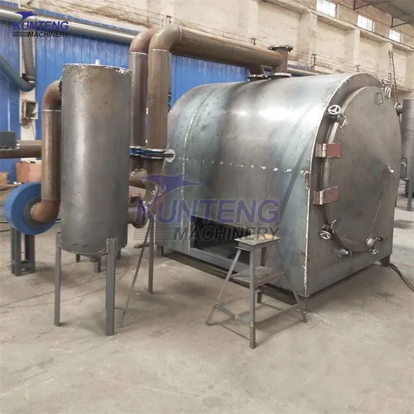 Smokeless Biomass Wood Bamboo Carbonization Kiln Coffee Shell Oak Carbonization Furnace EPC photo-2