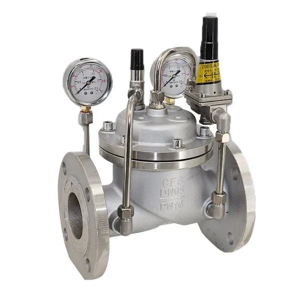 Manufacturer Direct Sales 200X Stainless Steel Pilot Adjustable Pressure Reducing Valve photo-4