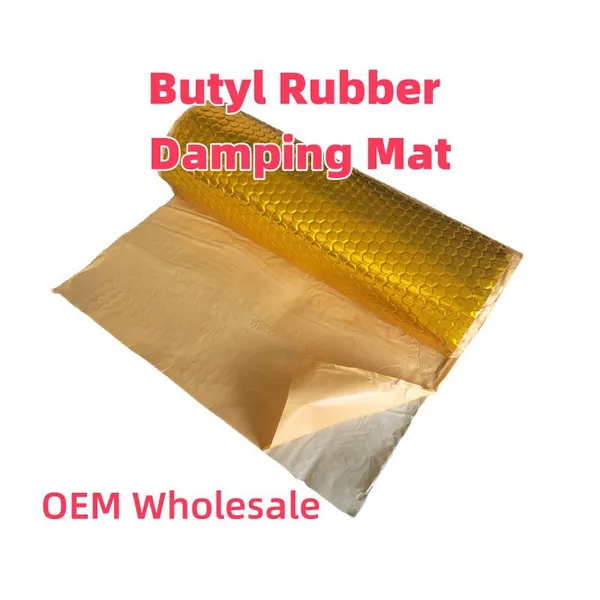 Butyl Rubber Damping Mat Self‑Adhesive Sound Deadening Vibration Dampening Sheet Noise Reduction Acoustic Material