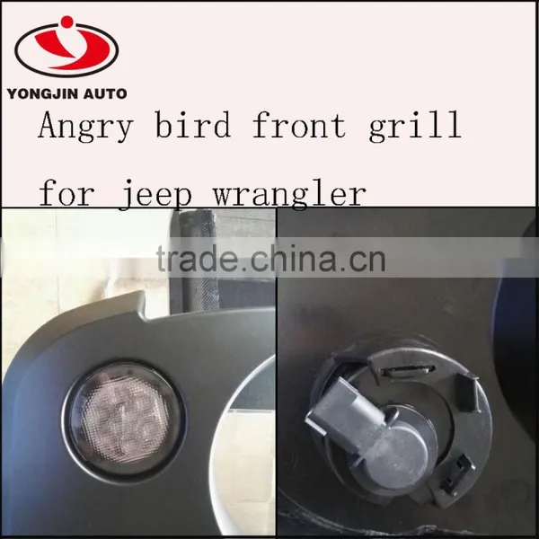 Auto Spare Parts Angry Front Grille 4x4 Offroad Bird Grill for Jeep Wrangler photo-6