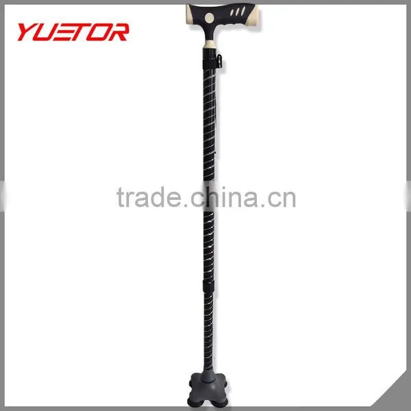 360 Degree Rotating T Handle Adjustable Walking Cane photo-3