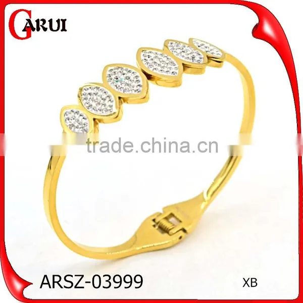 Tops For Women 2016 Bohemian Jewelry Crystal Beads Gold Bracelet photo-2