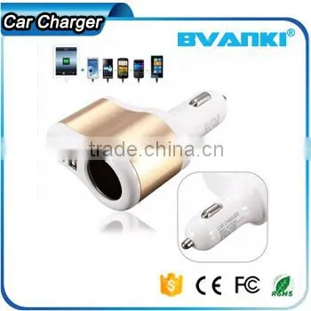 Brand New Multi Socket DC 12V/24V Dual Port Car Cigarette Lighter Splitter USB Plug Charger High Quality Online Shopping India photo-3
