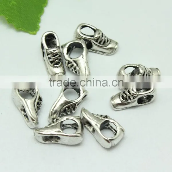 Wholesale 2015 New Style Sport Shoes Shape DIY Anti-silver Creative Bracelets Accessories Metal Zinc Alloy Beads With Holes photo-6