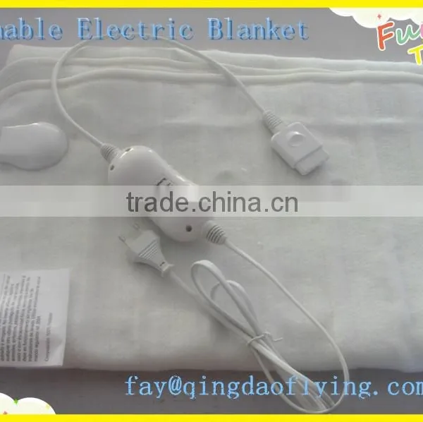 Spain Customer Visit Our Factory for Washable Electric Blanket With CE,ROHS Certification photo-2