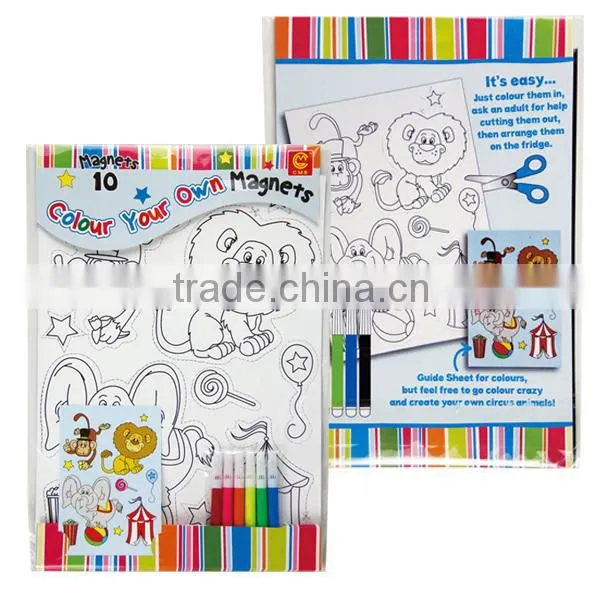 Funny Wholesale Coloring Souvenir Magnets Magnetic Fridge Stickers photo-4