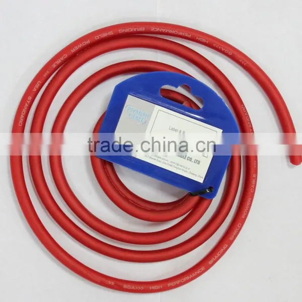 Car Audio Transparent Power Cable Battery Cable For Car Power Supply photo-2