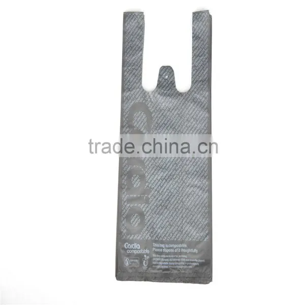 Compostable T-shirt Plastic Handbag With Printing Lables photo-5