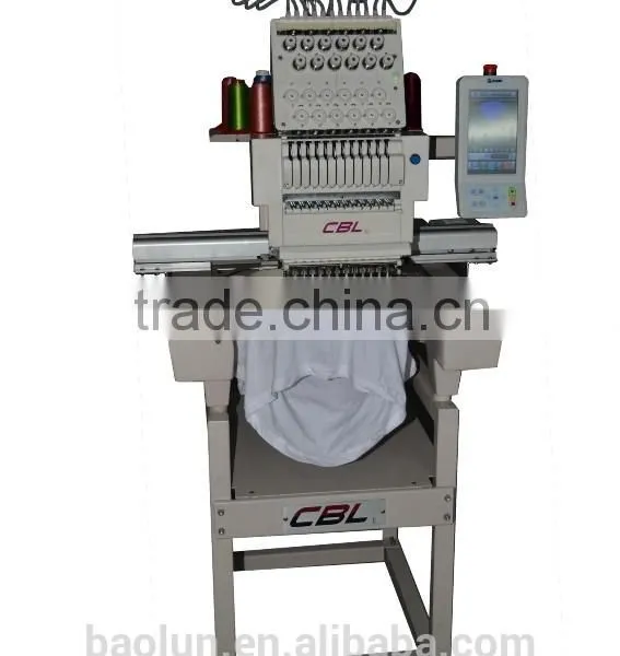 Single Head Flat Computerized Embroidery Machine