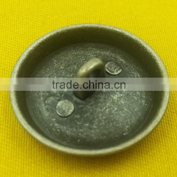 25mm Metal Shank Button in Anti-Silver Color --- MJ1168 photo-3