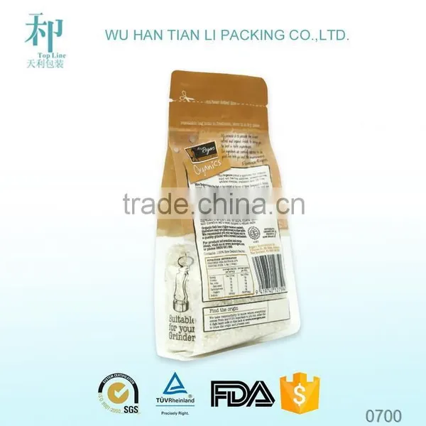 Hot Sale Biodegradable Customized Laminated Plastic Flat Bottom Pouch photo-6