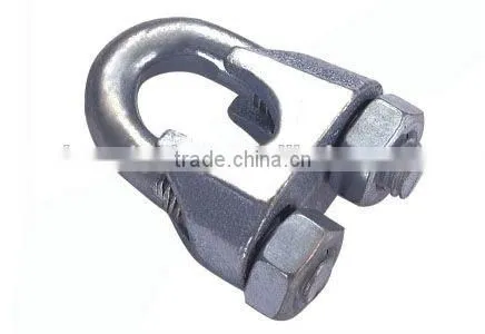 Stainless Steel 304 316 & Galvanized Powder Coated us Type Drop Din 741 Metal Wire Rope Clip Quality Choice photo-2