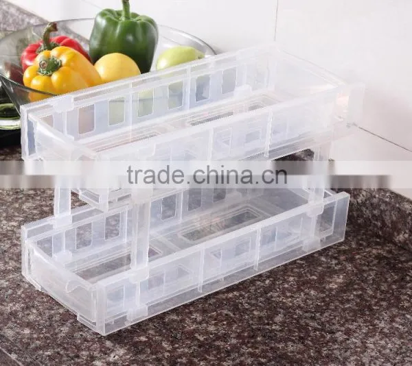 PP 33.4*14*6 High Quality Kitchen Storage Box/storage Rack photo-5
