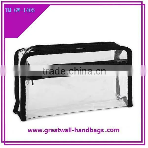 Nice Quality Pink Color With Glossy PVC Cosmetic Bag Quality Choice photo-2