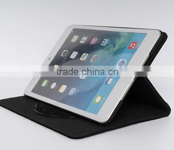 Soft Feel Tablet Case Classic Black Case for IPad, For IPad Stitching Pattern Case photo-4