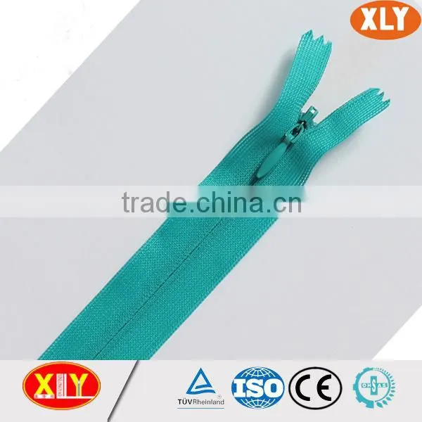 China XLY Zipper #5 Close End Cheap Price Finished Invisible Zipper photo-2