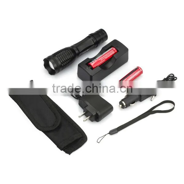 XM-L T6 2000 Lumen 18650 Battery Charger Rechargeable Torch LED Flashlight photo-6