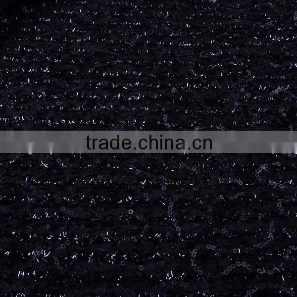 Lint Fabric Bottom 2 mm Sequins Embroidery African Swiss Lace Fabric photo-4