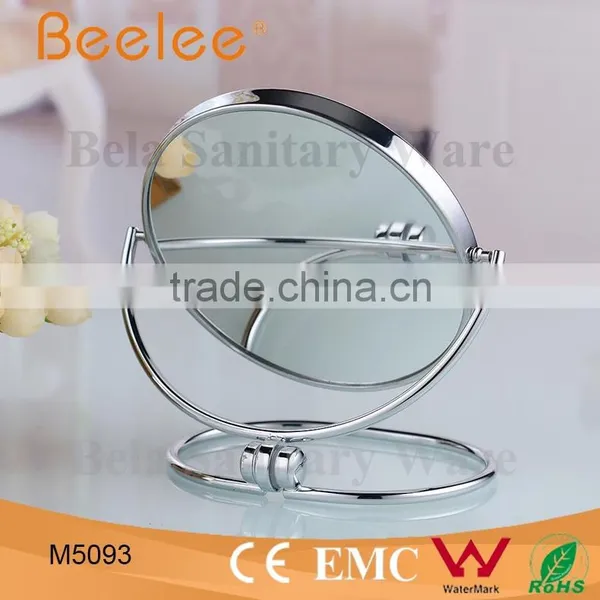 3 Inch Foldable Round Double Side Makeup Mirror Pocket Mirror for Travel photo-3