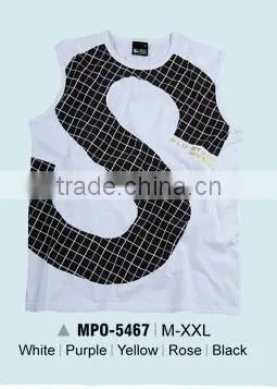 Men's Vest With Big Printing