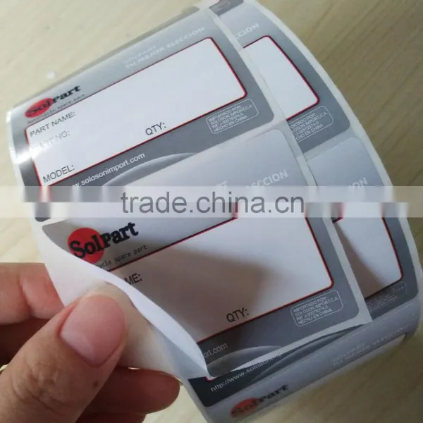 China Supplier Printing Label Sticker and Self Adhesive Paper Sticker Label Printing