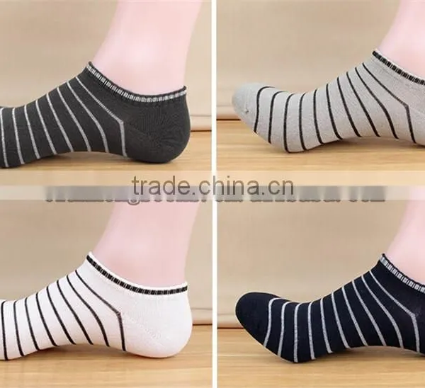 2016 Hot Sale Fashion Bamboo Cotton Loafer Low Cut Socks Men photo-3