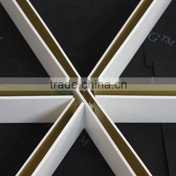 Rust Proofing Hot Sale Aluminum Commercial Triangle Open Grid Suspended Ceiling photo-6