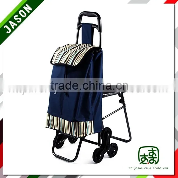Very Popular Collapsible Foldable Wheeled Trolley Shopping Cart C3