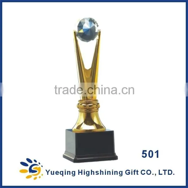 High Quality Metal Competition Souvenir Trophy and Award With Plastic Ball photo-5