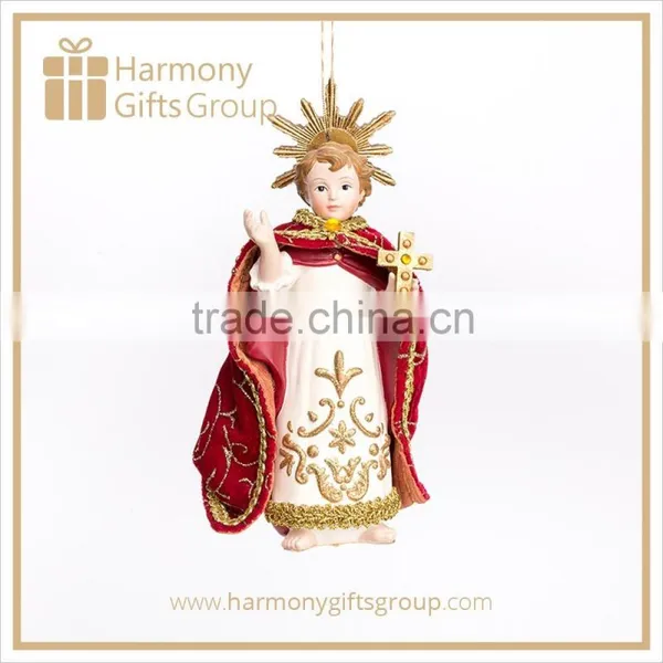 Christmas Fabric Jesus Nativity Holy Figurines Ornament