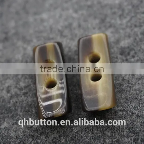 FASHION SPECIAL SHAPE RESIN TOGGLE BUTTON FOR COAT photo-2