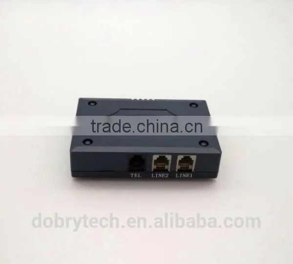 no Power 2 Lines Phone Switch, Phone Router, Line Powered Telephone Router photo-6