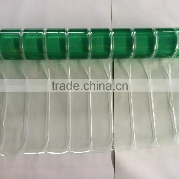 Industry Orange/Blue/Green Folding PVC Plastic Transparent Curtain photo-2